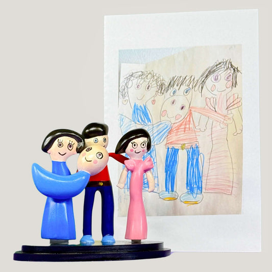 Custom Figurine from Childhood Drawings!