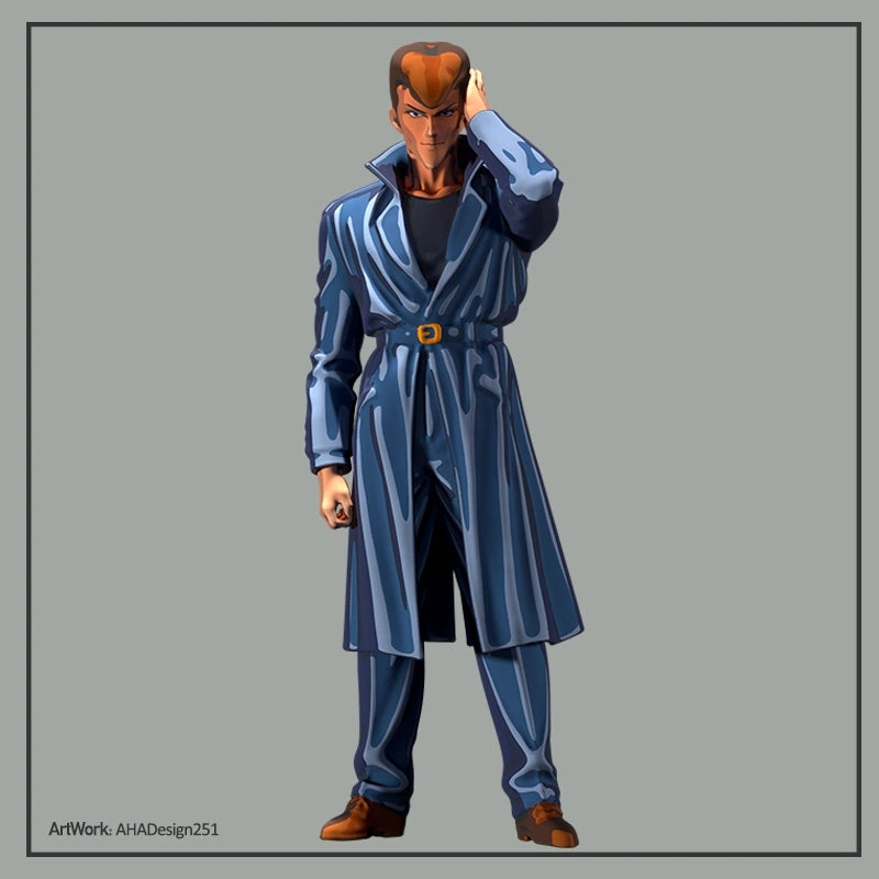 Custom Ostaneskids figurine created from an original OC drawing with matching pose and outfit.